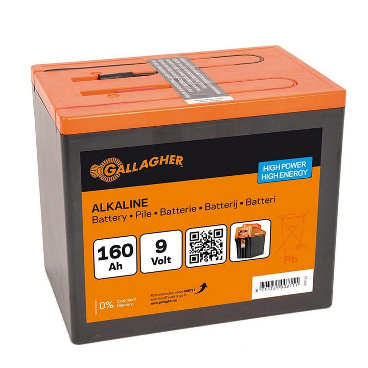 Gallagher Batteripaket Alkaline 9V 9V/160Ah SKU GAL-008711 EAN 8713235008711