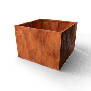 Geroba Blomlåda Artesa Corten 140x140x80cm SKU GER-ArtesaB15 EAN 5404033100259
