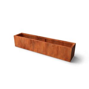 Geroba Blomlåda Artesa Corten 200x40x40cm SKU GER-ArtesaB18 EAN 5404033100280