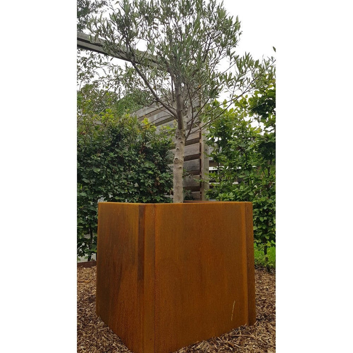Geroba Blomlåda Quadra Corten 100x100x100cm SKU GER-QuadraB7 EAN 5404033109078