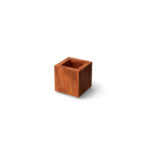 Geroba Blomlåda Quadra Corten 30x30x30cm SKU GER-QuadraB1 EAN 5404033109016