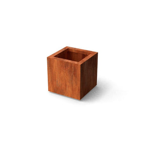 Geroba Blomlåda Quadra Corten 40x40x40cm SKU GER-QuadraB2 EAN 5404033109023