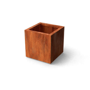 Geroba Blomlåda Quadra Corten 50x50x50cm SKU GER-QuadraB3 EAN 5404033109030