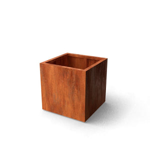 Geroba Blomlåda Quadra Corten 70x70x70cm SKU GER-QuadraB5 EAN 5404033109054