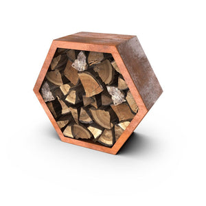 Geroba Vedförvaring Honni Corten SKU GER-HonniC1 EAN 5404033108484