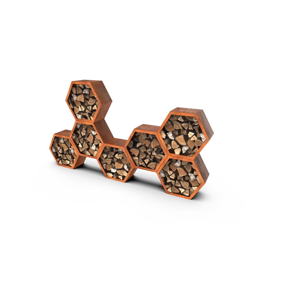 Geroba Vedförvaring Honni Corten SKU GER-HonniC1 EAN 5404033108484
