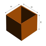 GrillSymbol Clara M,L,XL Blomkruka i Cortenstål XL SKU GRS-Clara-XL EAN 4744381018570