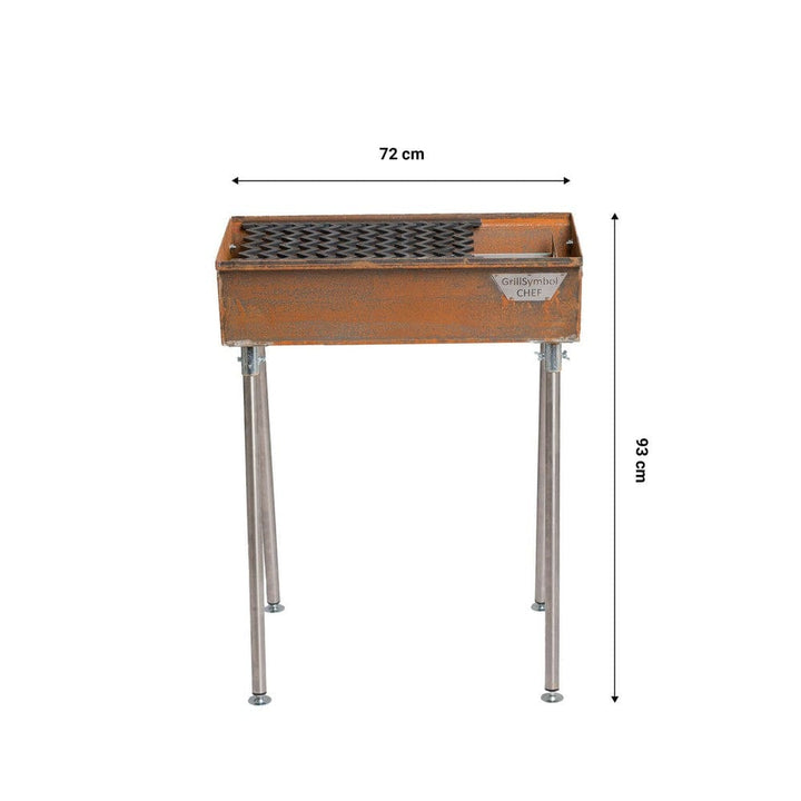 GrillSymbol Kolgrill Naked Chef SKU GRS-Chef-N EAN 4744381018358