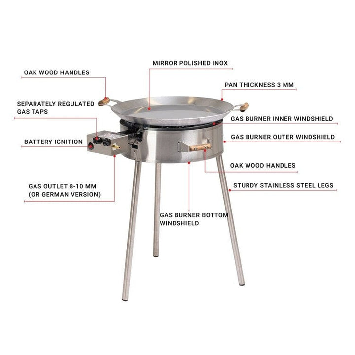 GrillSymbol Stekhäll Gasol PRO-580 inox SKU GRS-PRO-580i EAN 4744381013346