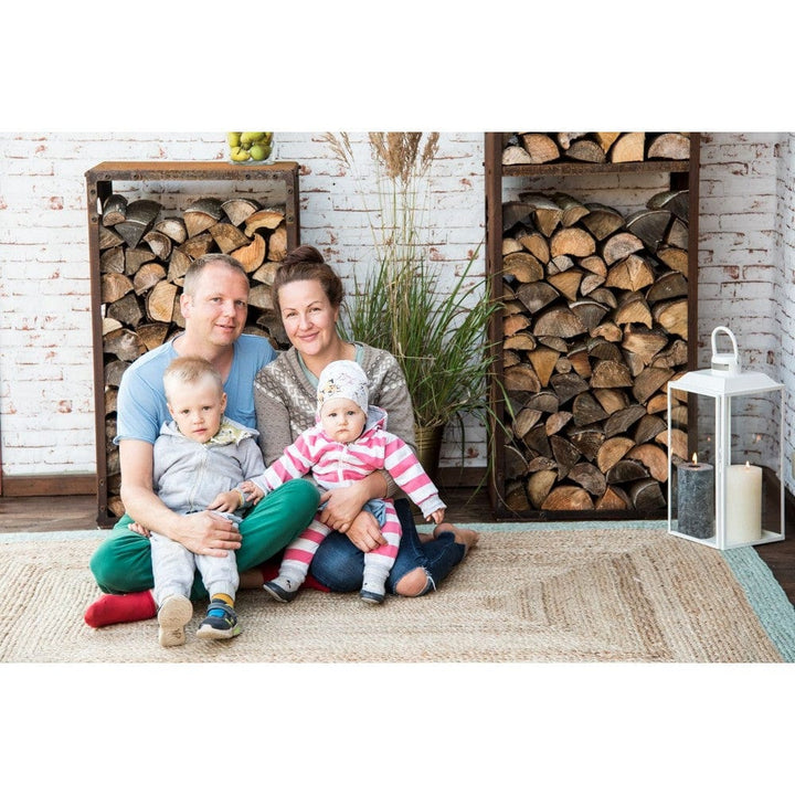 GrillSymbol Vedförvaring Corten WoodStock SKU EAN