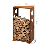 GrillSymbol Vedförvaring Corten WoodStock M SKU GRS-WR-M EAN 4744381018617