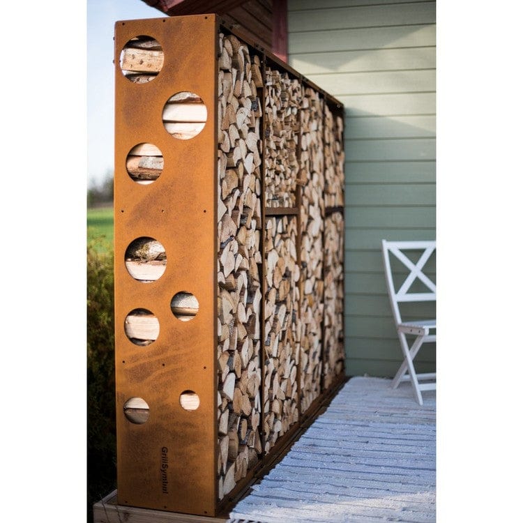 GrillSymbol Vedförvaring WoodStock Wall SKU EAN