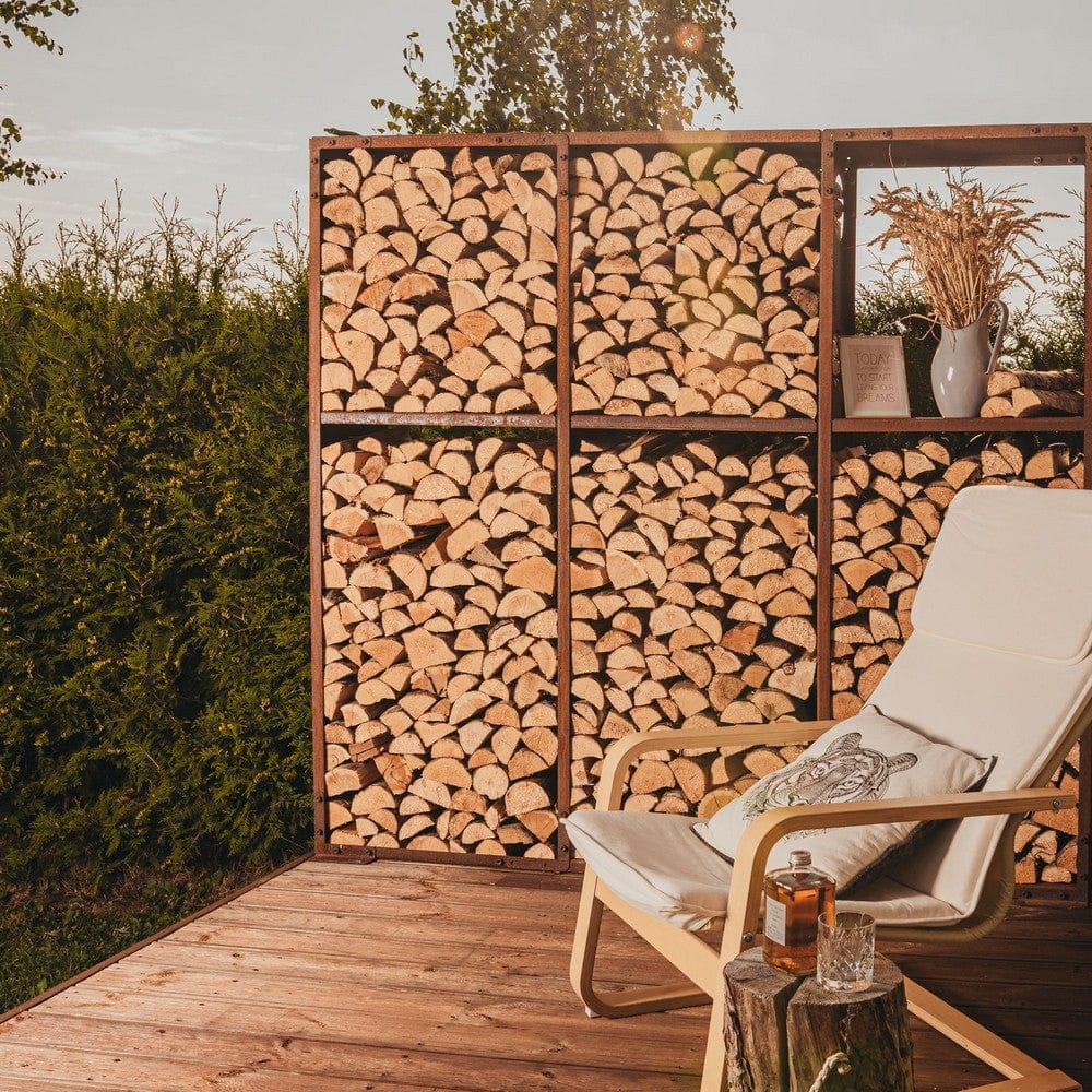 GrillSymbol Vedförvaring WoodStock Wall SKU EAN