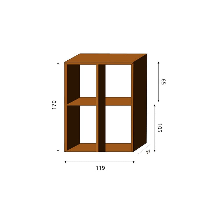 GrillSymbol Vedförvaring WoodStock Wall Small SKU GRS-WALL-2 EAN