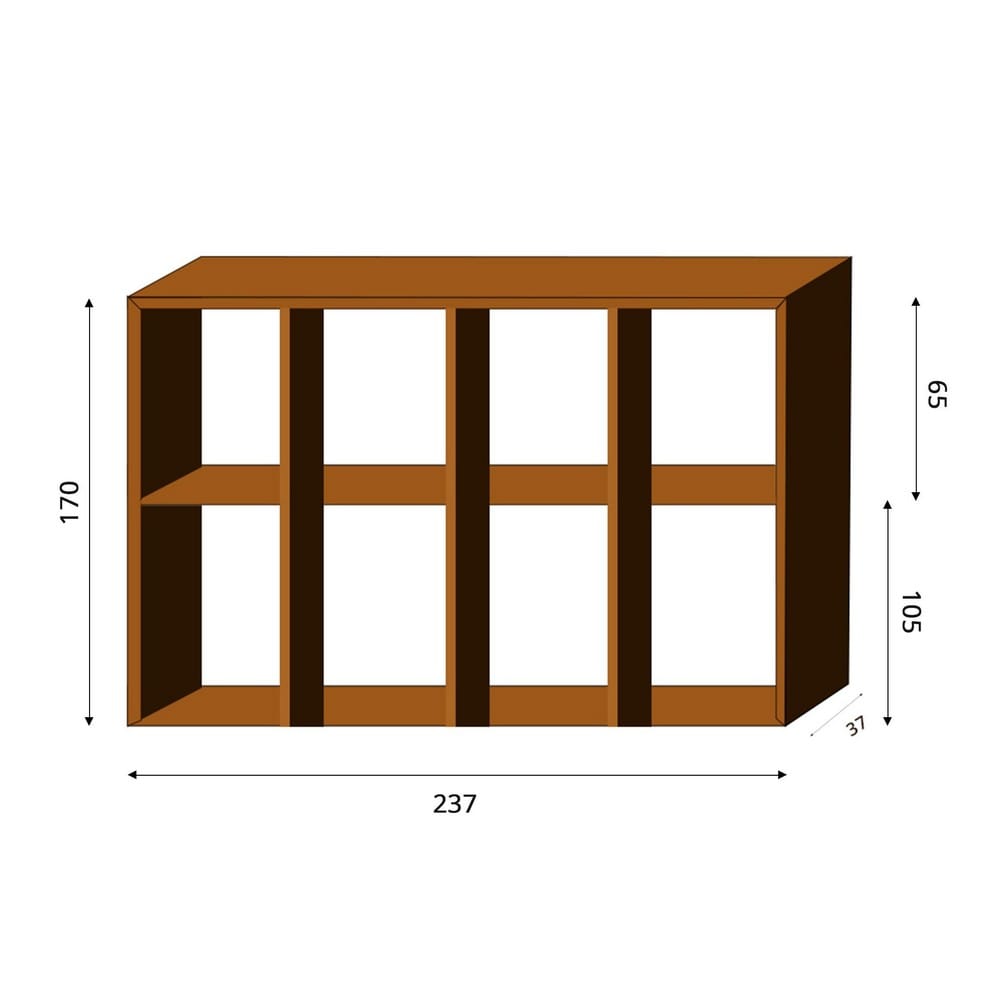GrillSymbol Vedförvaring WoodStock Wall Large SKU GRS-Wood-Wall-L EAN 4744381018648