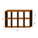 GrillSymbol Vedförvaring WoodStock Wall Large SKU GRS-Wood-Wall-L EAN 4744381018648