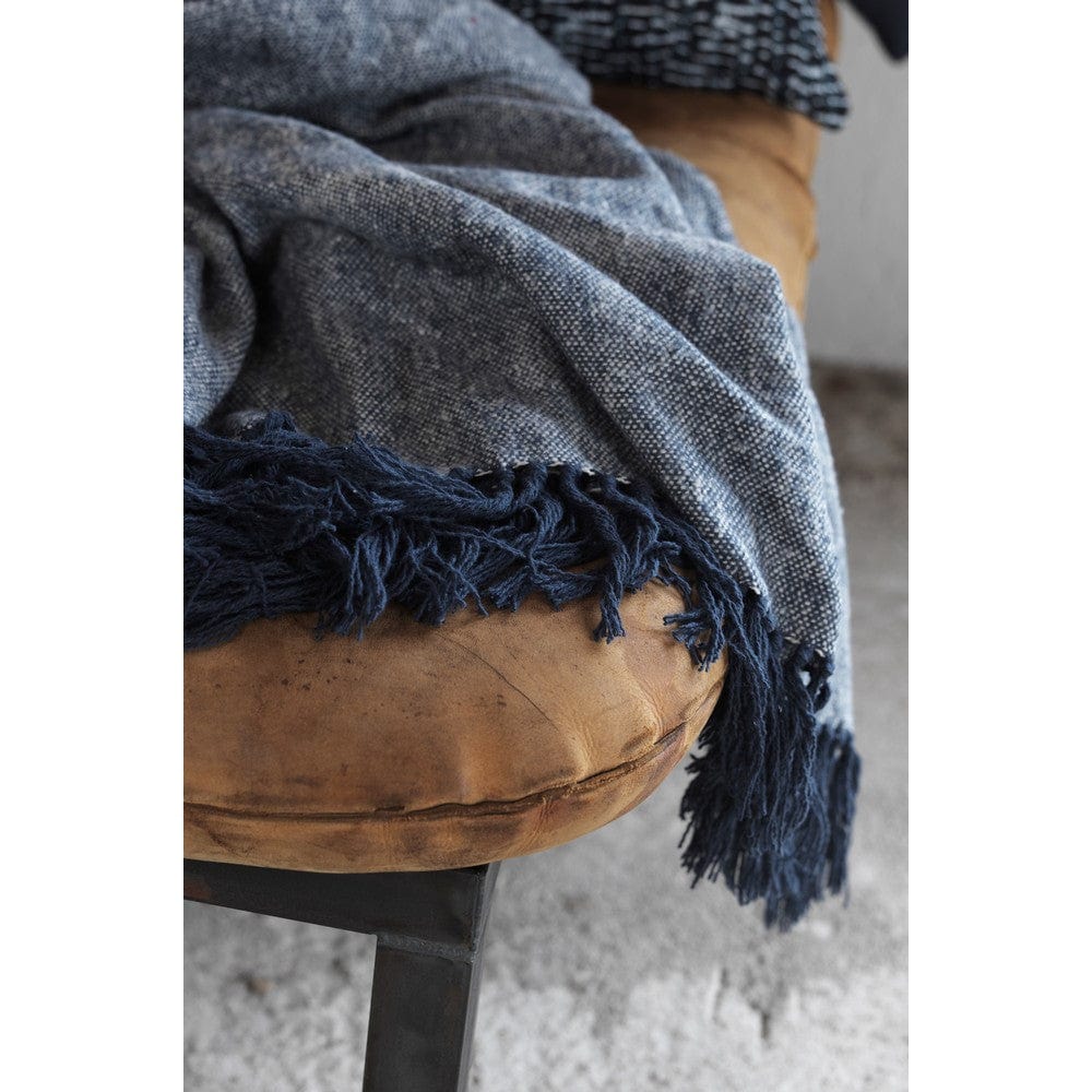 Gripsholm Pläd Throw Simon Midnight Blue SKU GRI-917432-45 EAN 7318161368703