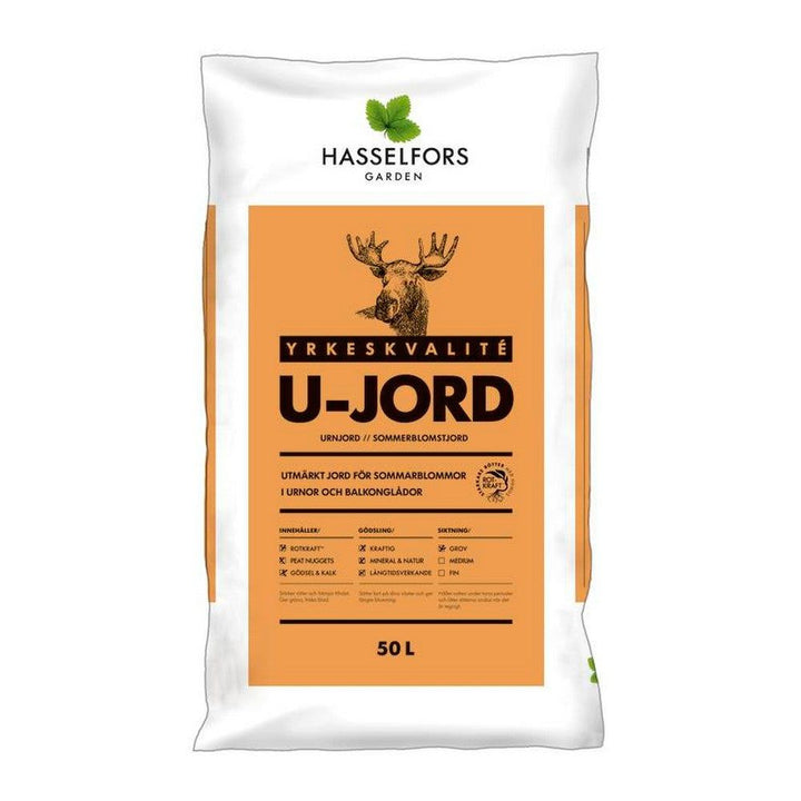 Hasselfors Garden Planteringsjord U-jord 1050L SKU OMN-GTG56051 EAN 7311610020023
