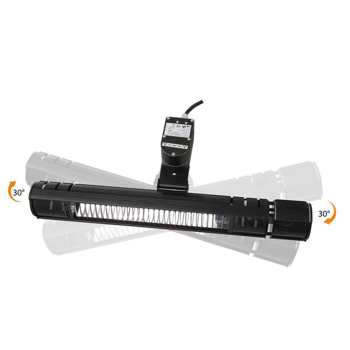 Heat1 Terrassvärmare ECO Plus-line 2000W Oscillerande SKU NSH-212-335 EAN 5705858720777