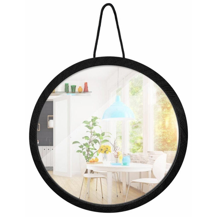 Home it Spegel med Träram Svart SKU MIL-12285 EAN