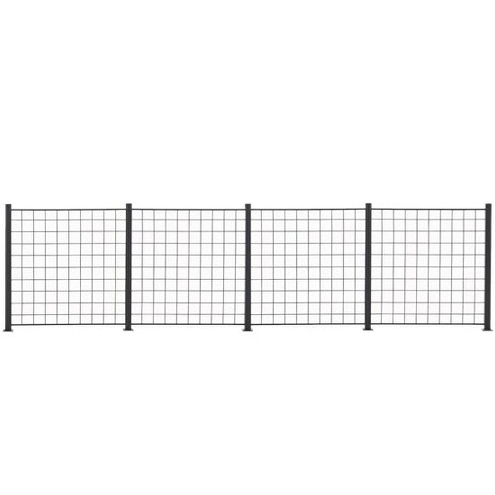 Hortus Spaljé Set 100 x 100 cm / 4 moduler + 5 stolpar SKU NSH-116-093 EAN 5705858709086