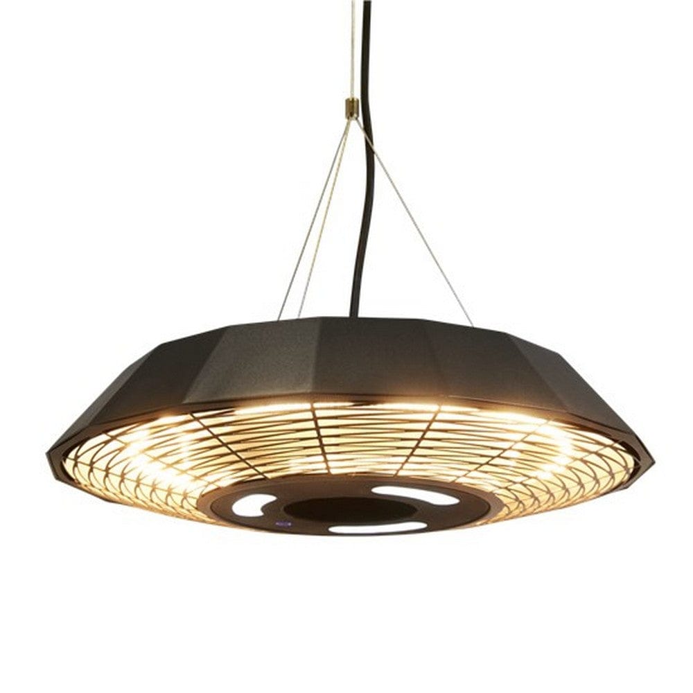 Hortus Terrassvärmare Hängande UFO 2000W Svart SKU NSH-211-315 EAN 5705858061078