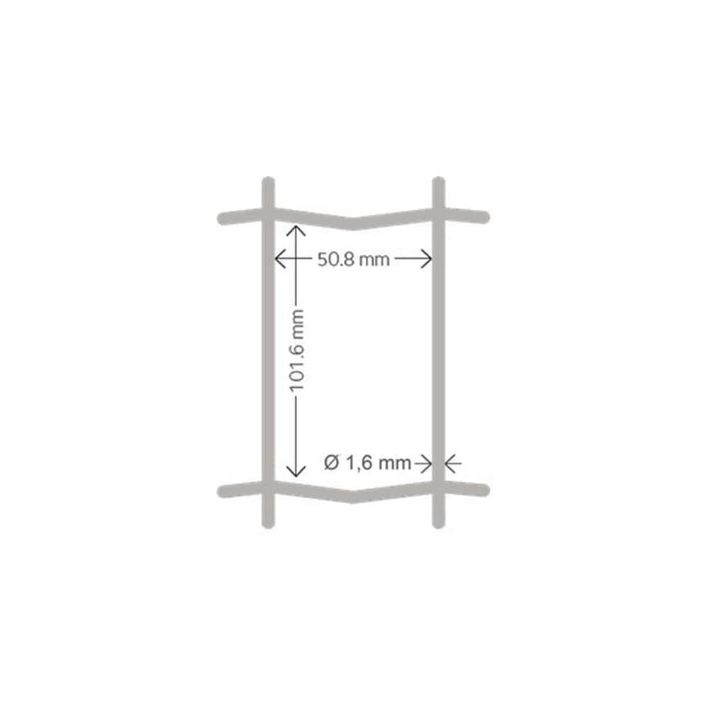 Hortus Villastängsel Galvaniserat Maska 5x10 cm SKU EAN