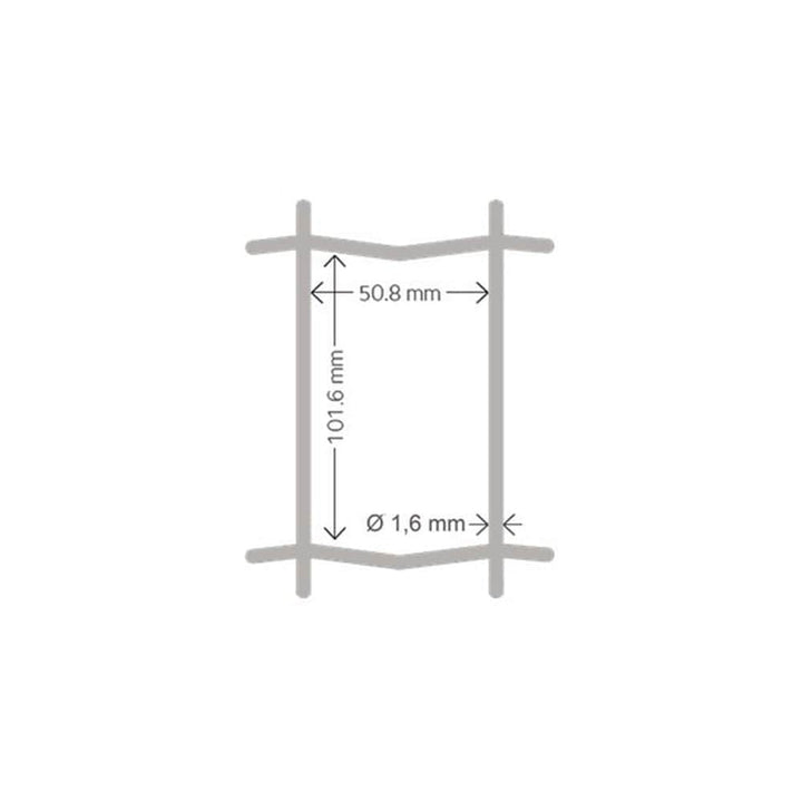 Hortus Villastängsel Galvaniserat Maska 5x10 cm SKU EAN