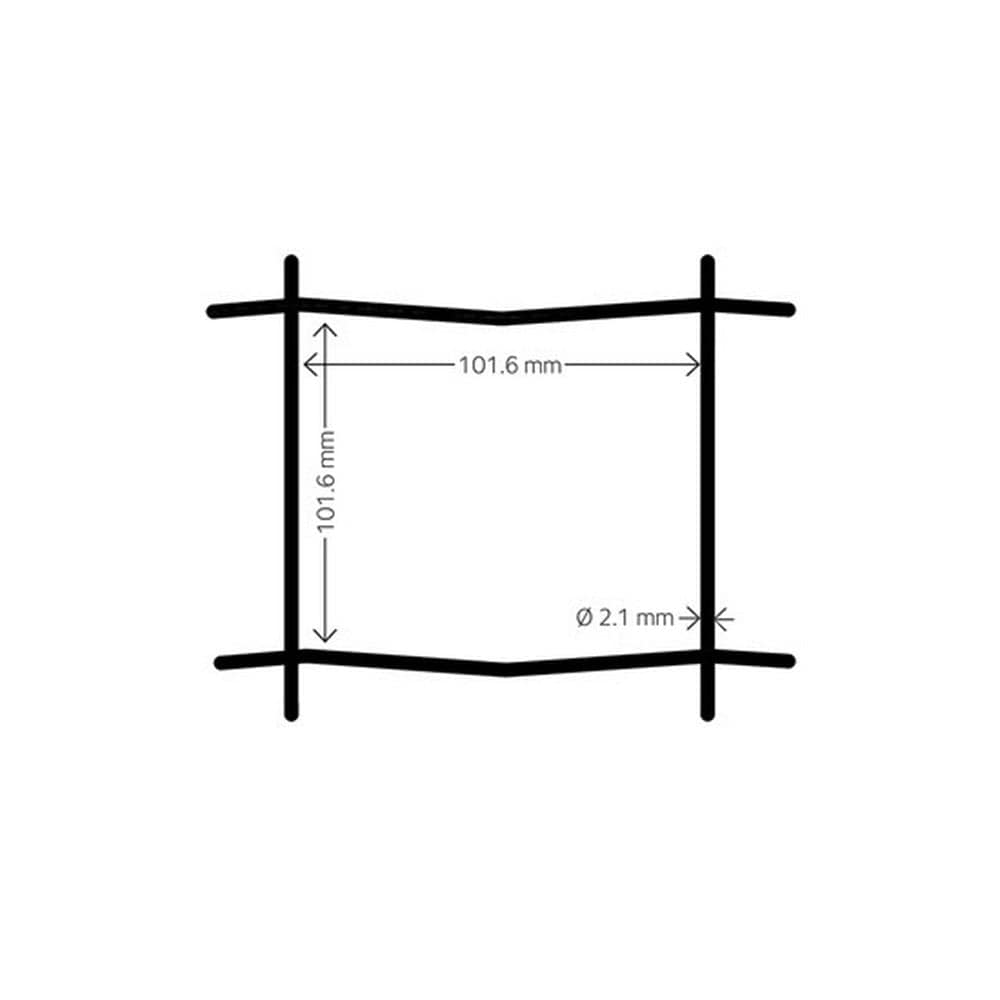 Hortus Villastängsel Svart Maska 10x10 cm SKU EAN