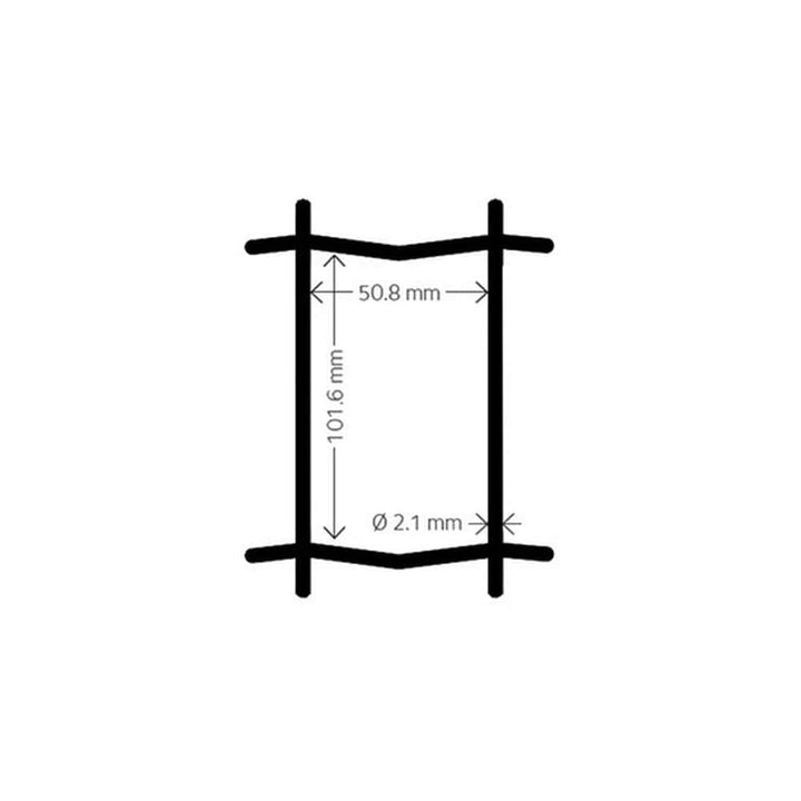 Hortus Villastängsel Svart Maska 5x10 cm SKU EAN
