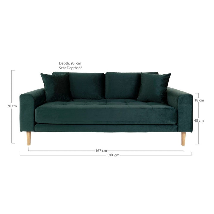 House Nordic 2,5-sitssoffa Lido Sammet SKU EAN