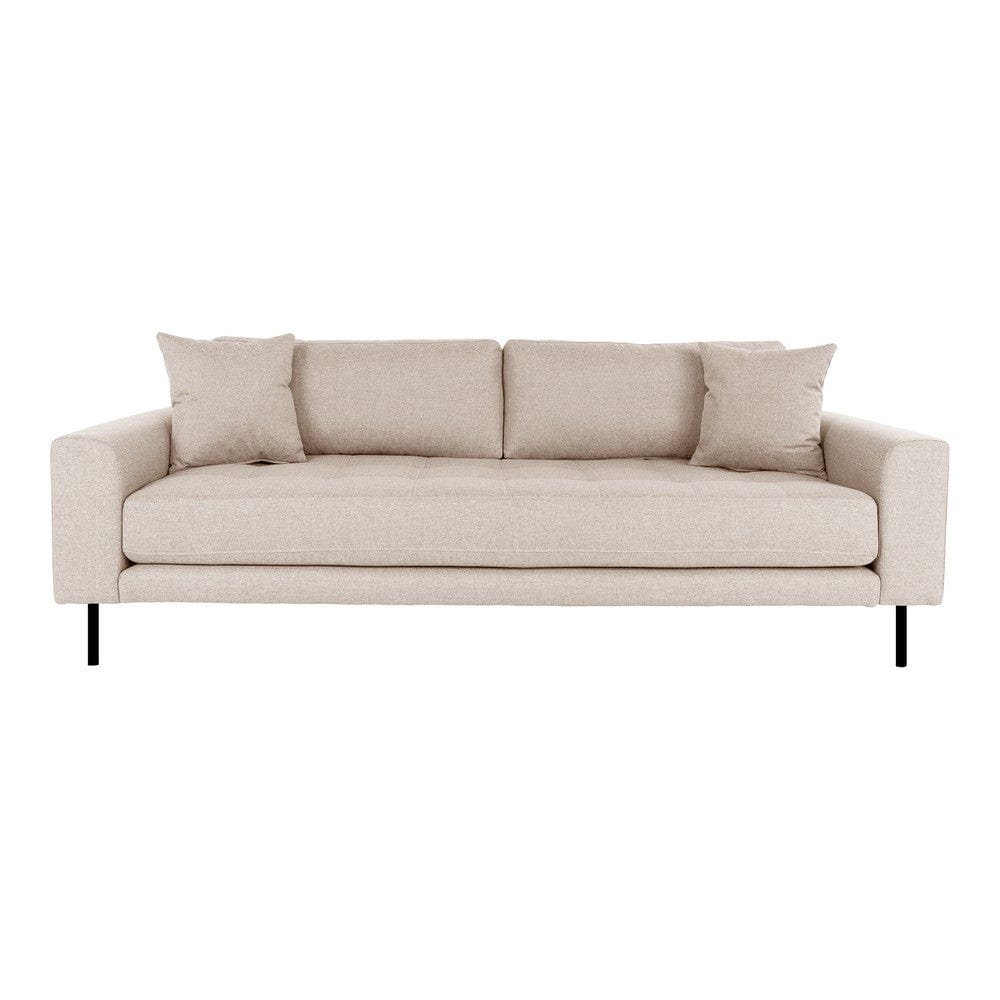 House Nordic 3-sitssoffa Lido Polyester Ljusbeige SKU HOU-1301448 EAN 5713917021604