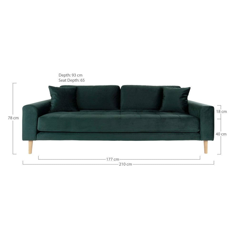 House Nordic 3-sitssoffa Lido Sammet SKU EAN