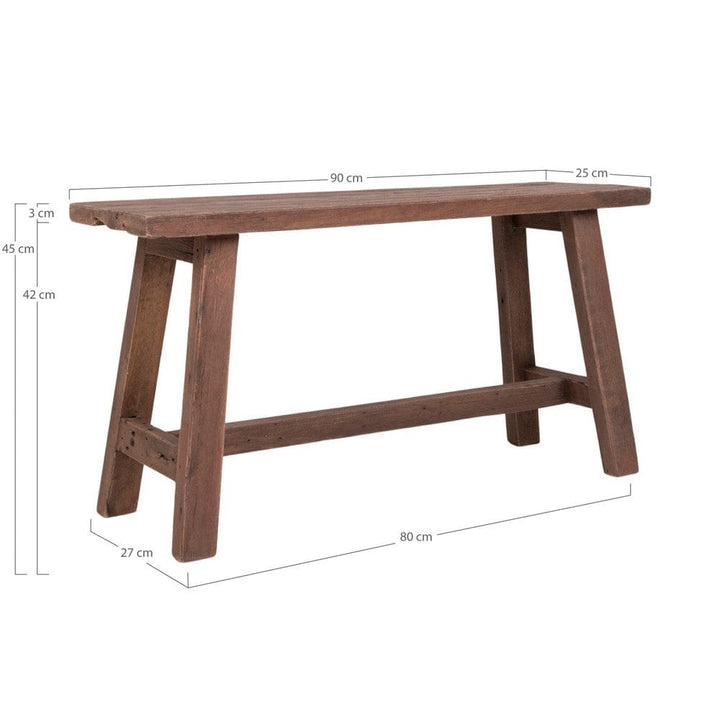 House Nordic Bänk Barcelona Teak 90 SKU HOU-1401011 EAN 5713917006236