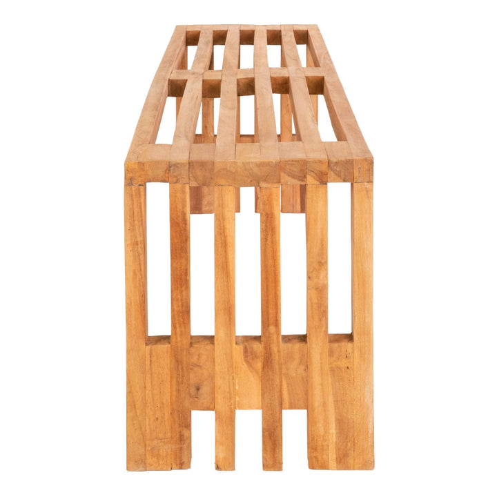 House Nordic Bänk Benidorm Teak SKU EAN