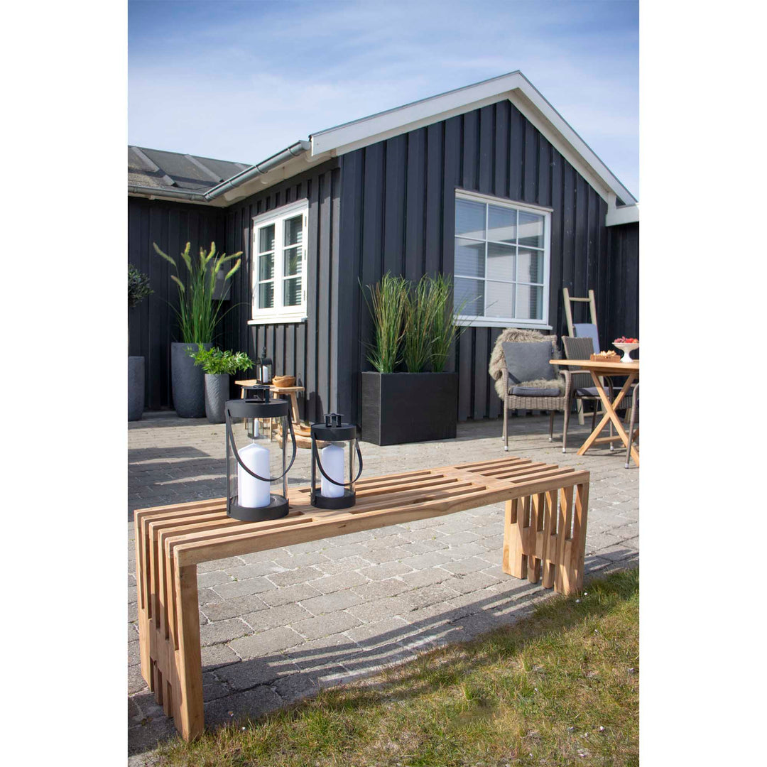 House Nordic Bänk Benidorm Teak SKU EAN