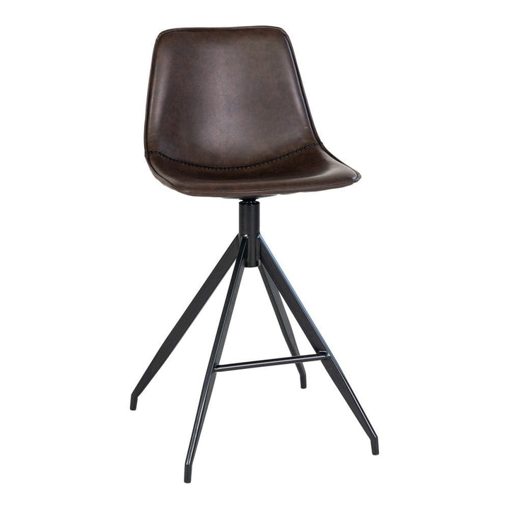 House Nordic Barstol Monaco PU 2-pack Brun SKU HOU-1001321 EAN 5713917022946