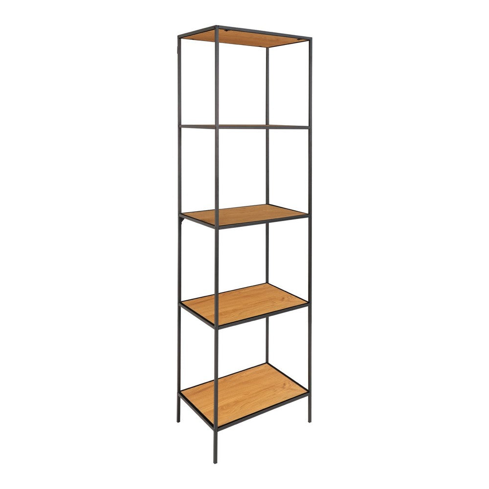House Nordic Bokhylla Vita Svart/Ek 50 SKU HOU-3001075 EAN 5713917008803