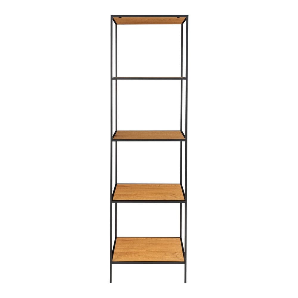 House Nordic Bokhylla Vita Svart/Ek 50 SKU HOU-3001075 EAN 5713917008803