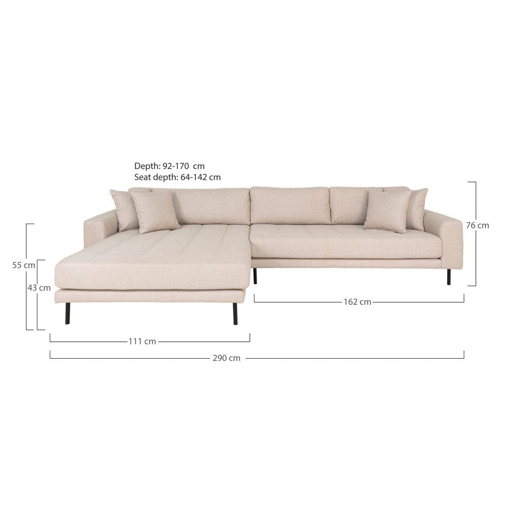 House Nordic Divansoffa Lido Polyester SKU EAN