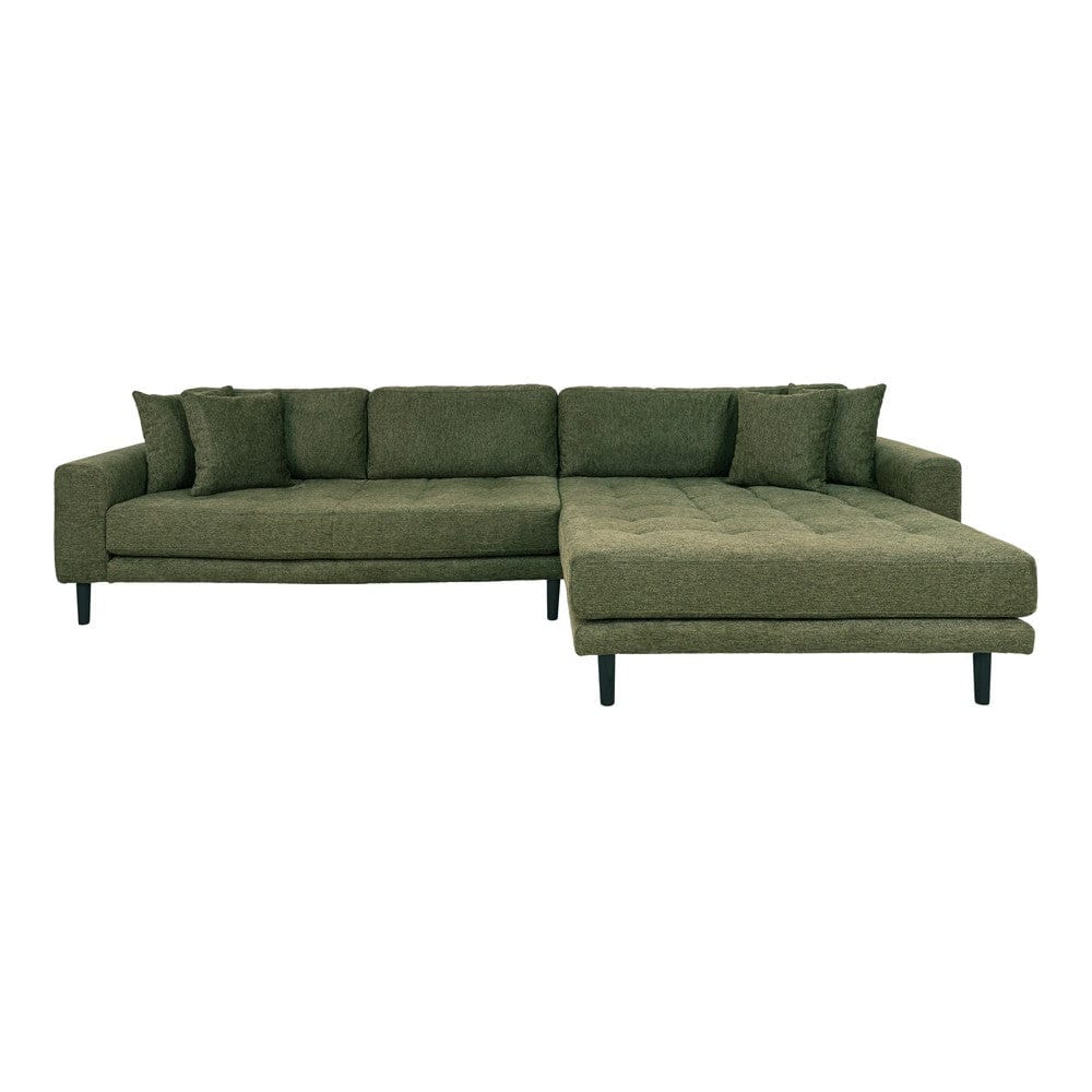 House Nordic Divansoffa Lido Polyester Olivgrön / Höger SKU HOU-1301480 EAN 5713917018796