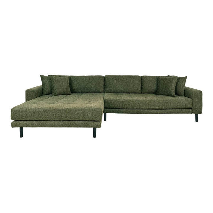 House Nordic Divansoffa Lido Polyester Olivgrön / Vänster SKU HOU-1301485 EAN 5713917018833