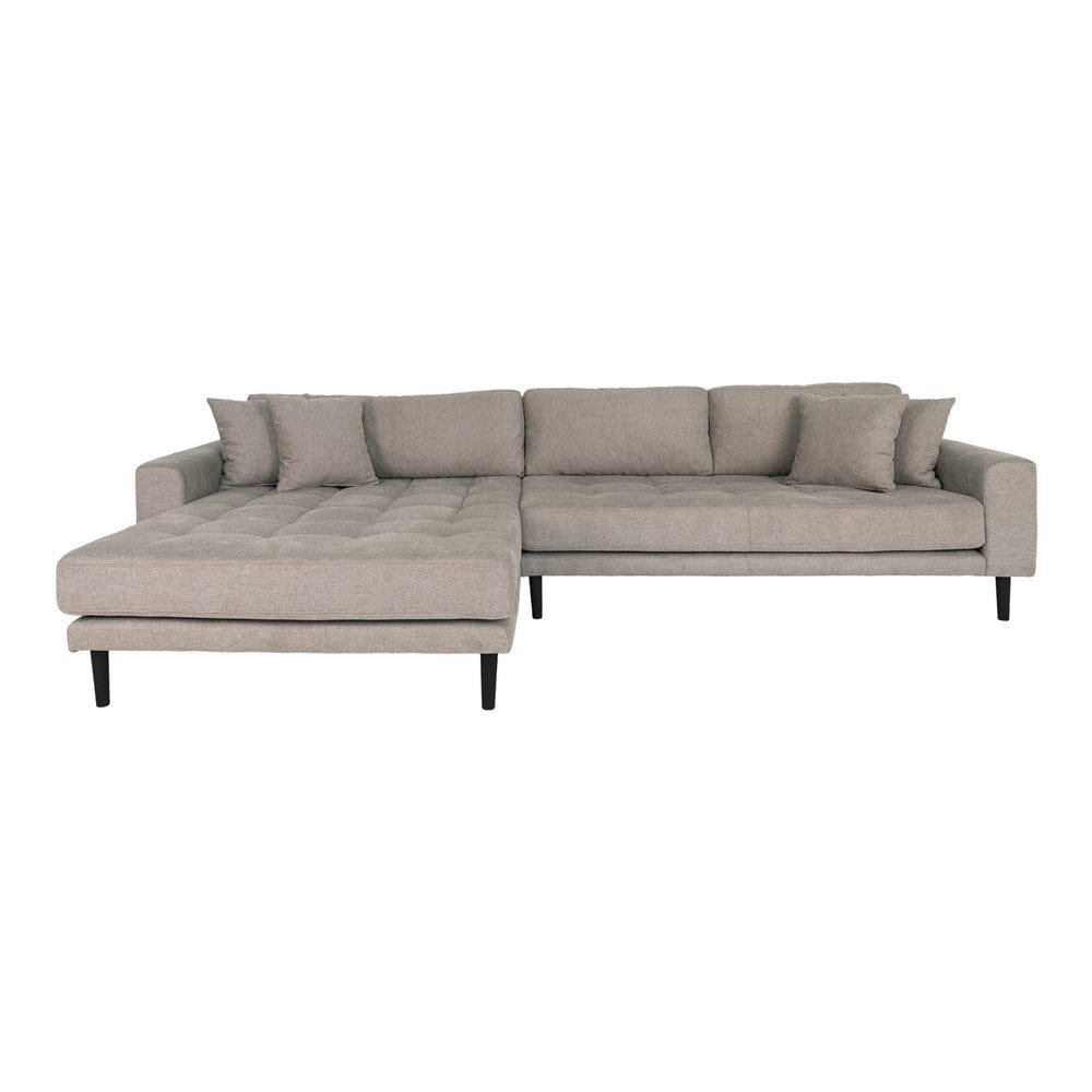 House Nordic Divansoffa Lido Polyester Gråbeige / Vänster SKU HOU-1301486 EAN 5713917019519