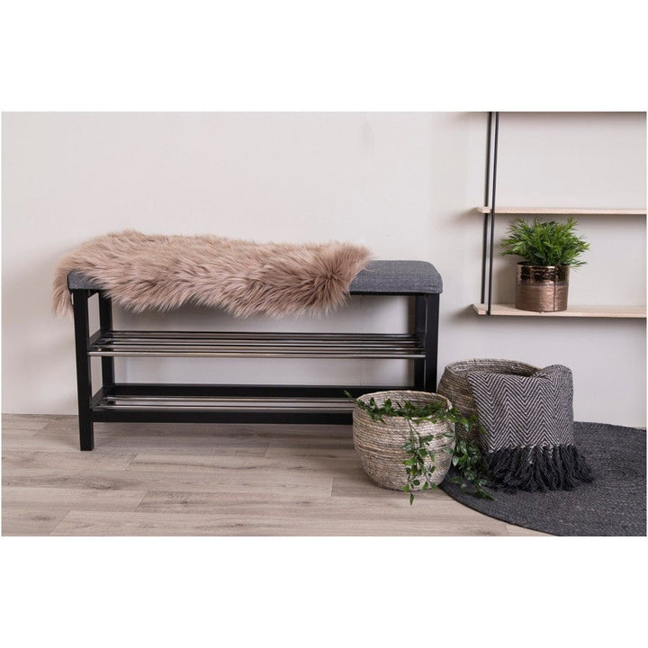 House Nordic Hallbänk Padova Grå/Svart SKU HOU-1401090 EAN 5713917002351