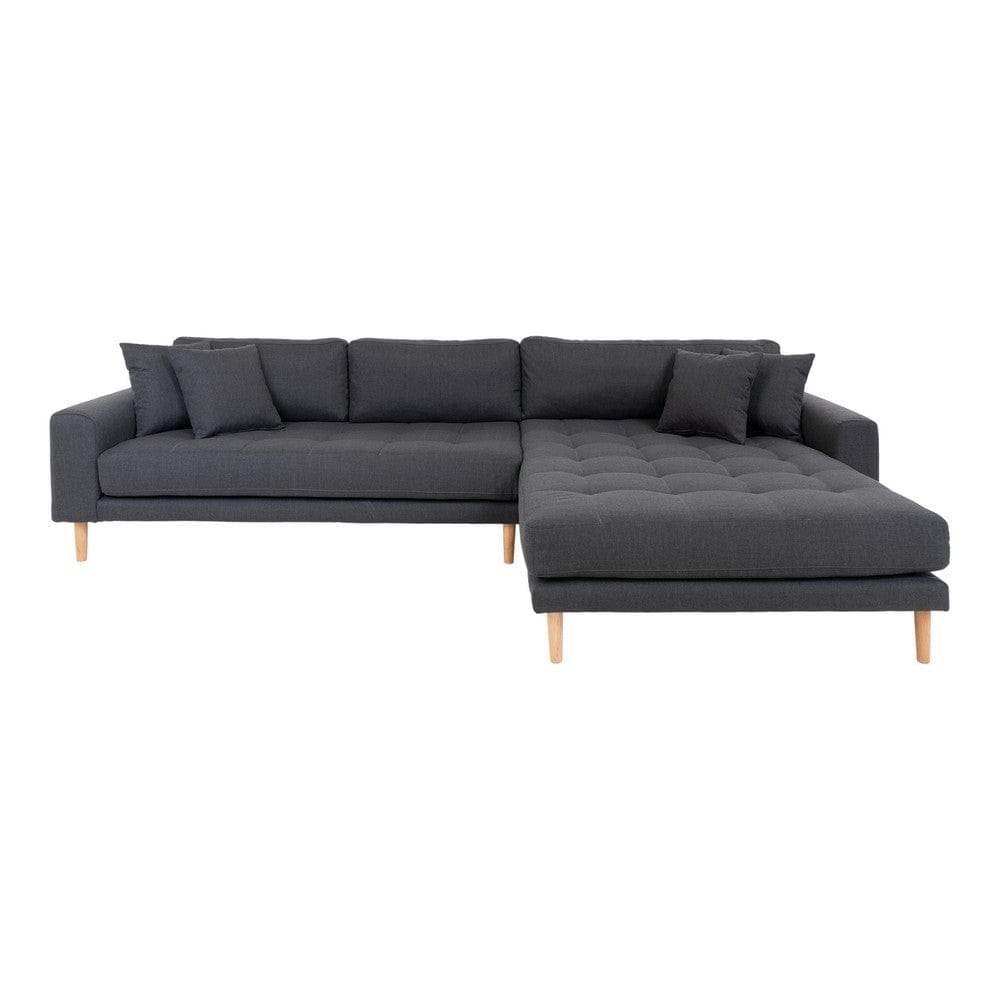 House Nordic Hörnsoffa Lido Polyester Mörkgrå / Höger SKU HOU-1301180 EAN 5713917006564