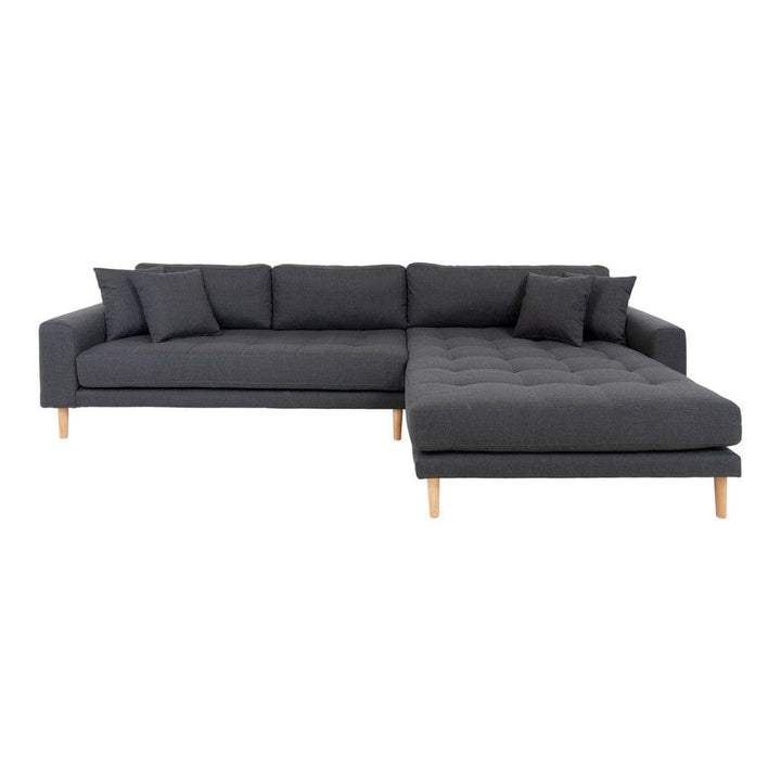 House Nordic Hörnsoffa Lido Polyester Mörkgrå / Höger SKU HOU-1301180 EAN 5713917006564