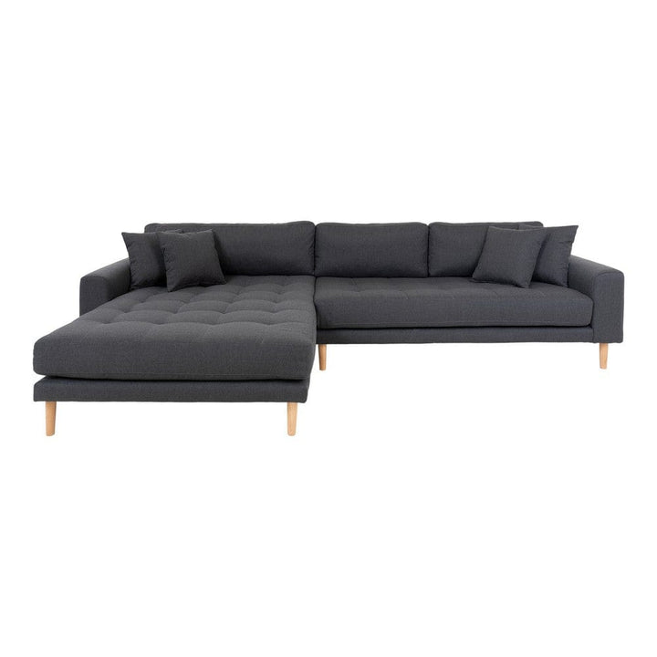 House Nordic Hörnsoffa Lido Polyester Mörkgrå / Vänster SKU HOU-1301190 EAN 5713917006618