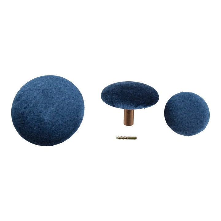 House Nordic Knopp Giza 3-pack Blå SKU HOU-4494022 EAN 5713917001934