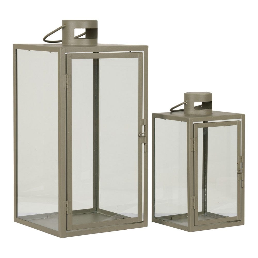 House Nordic Lanterna Corfu 2-pack Grön SKU HOU-6407521 EAN 5713917019816