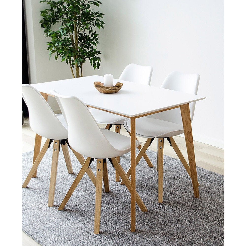 House Nordic Matbord Vojens Vit/Natur SKU HOU-2201030 EAN 5713917009619